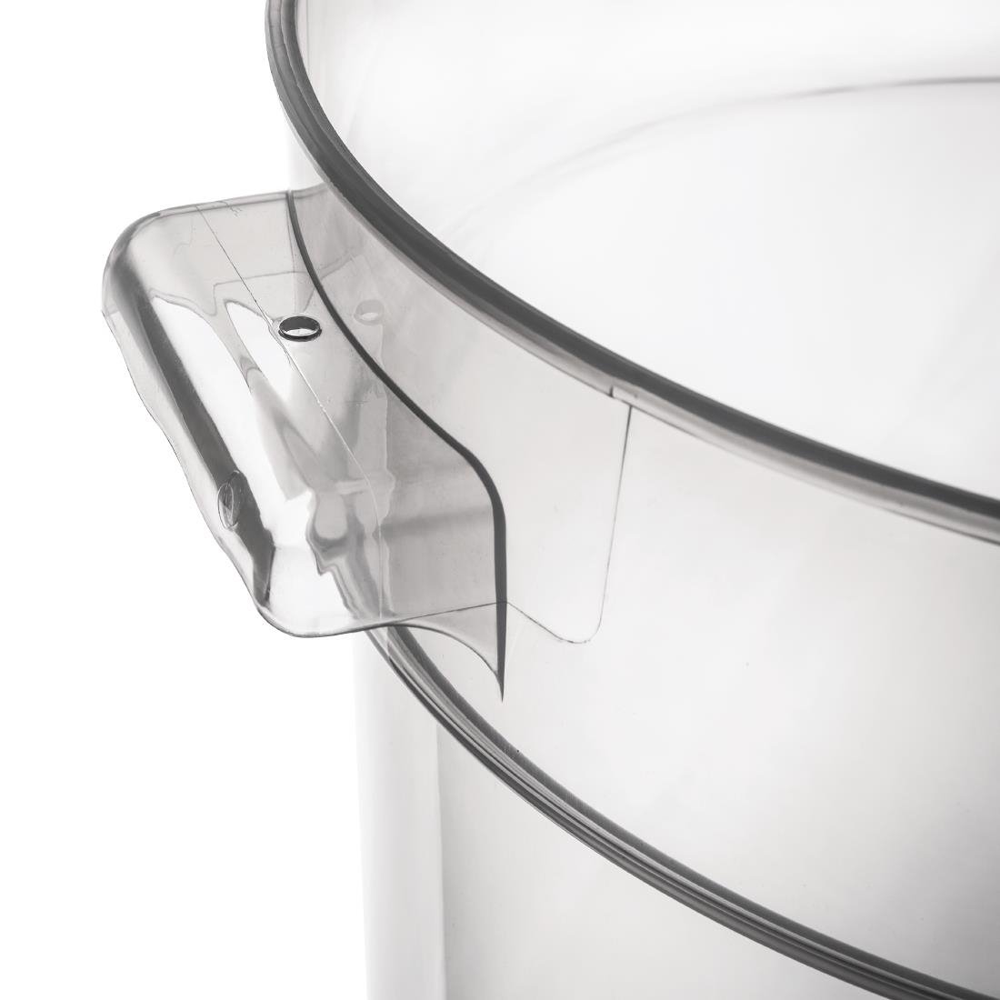 Vogue Polypropylene Round Food Storage Container 10Ltr - DJ961