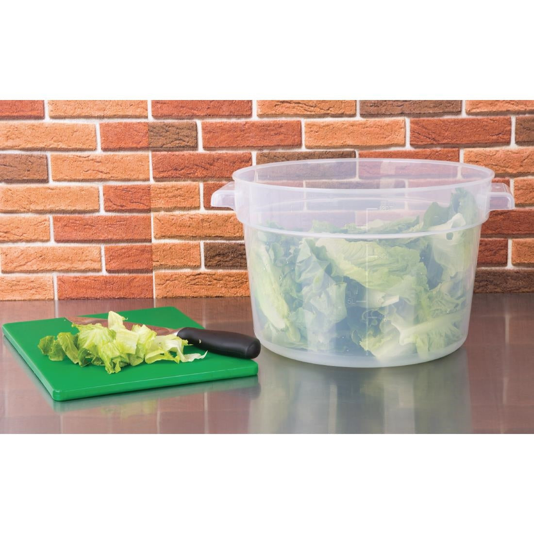 Vogue Polypropylene Round Food Storage Container 10Ltr - DJ961