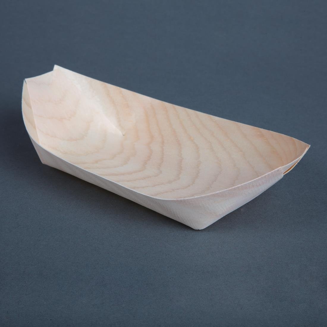 Fiesta Compostable Biodegradable Wooden Boats 190mm - DK387