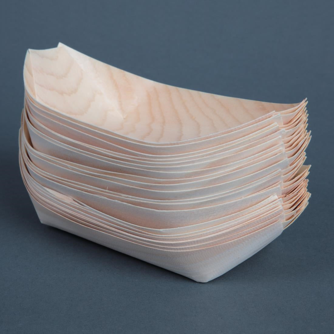 Fiesta Compostable Biodegradable Wooden Boats 190mm - DK387