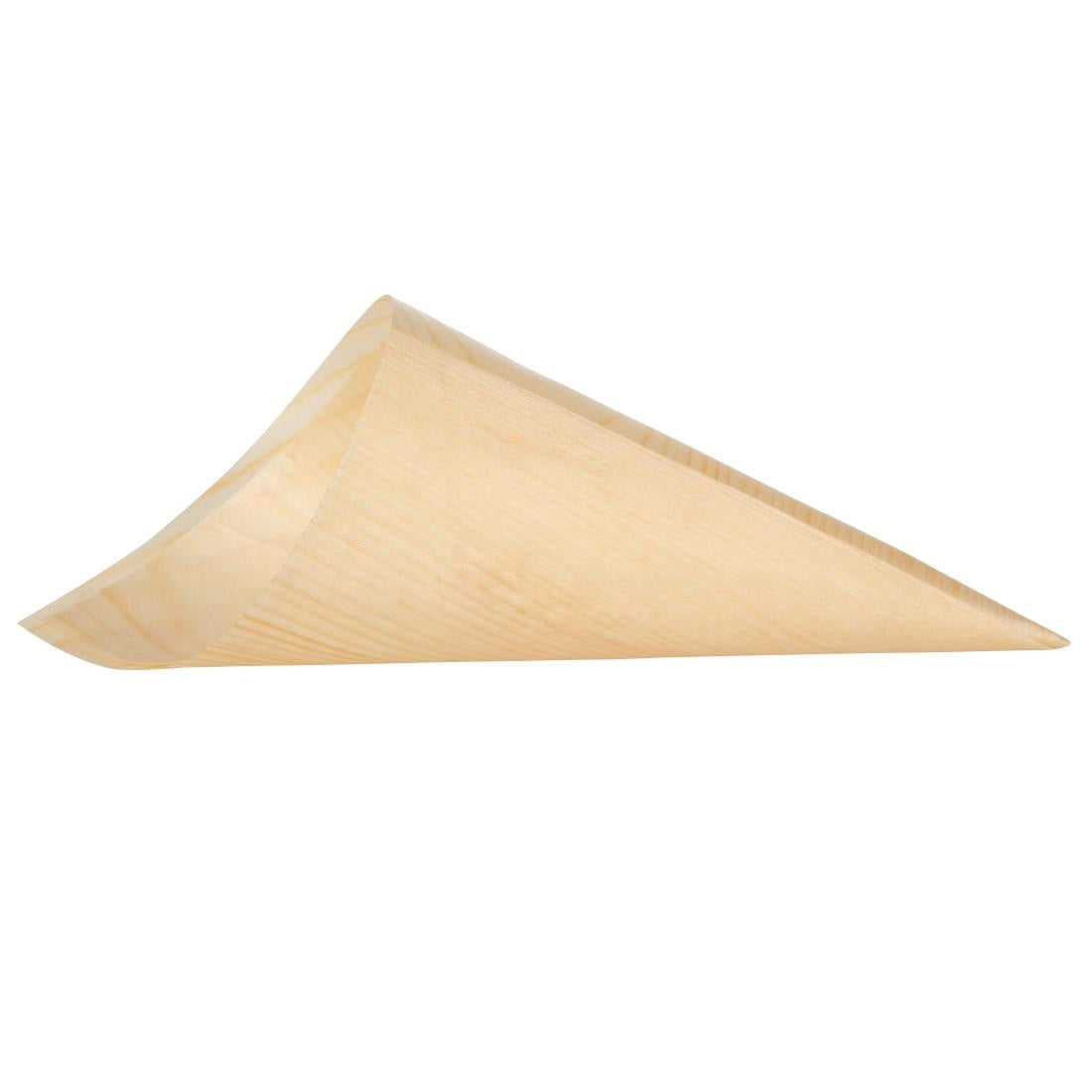 Fiesta Compostable Biodegradable Wooden Cones 75mm - DK389