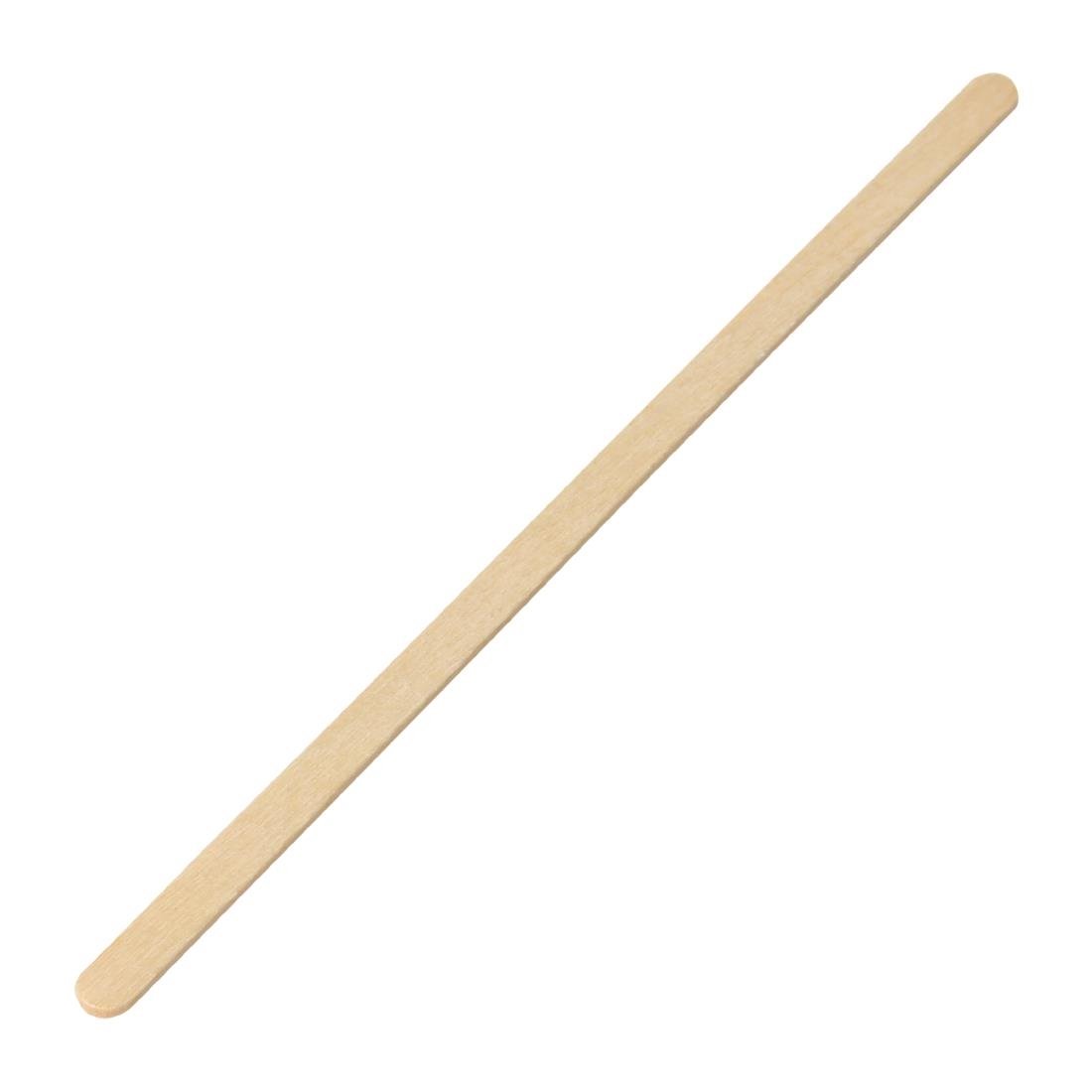 Fiesta Compostable Biodegradable Wooden Coffee Stirrers 190mm (Pack of 1000) - DK390