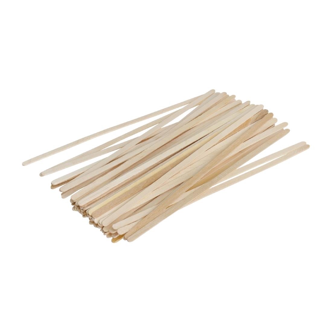 Fiesta Compostable Biodegradable Wooden Coffee Stirrers 140mm (Pack of 1000) - DK392