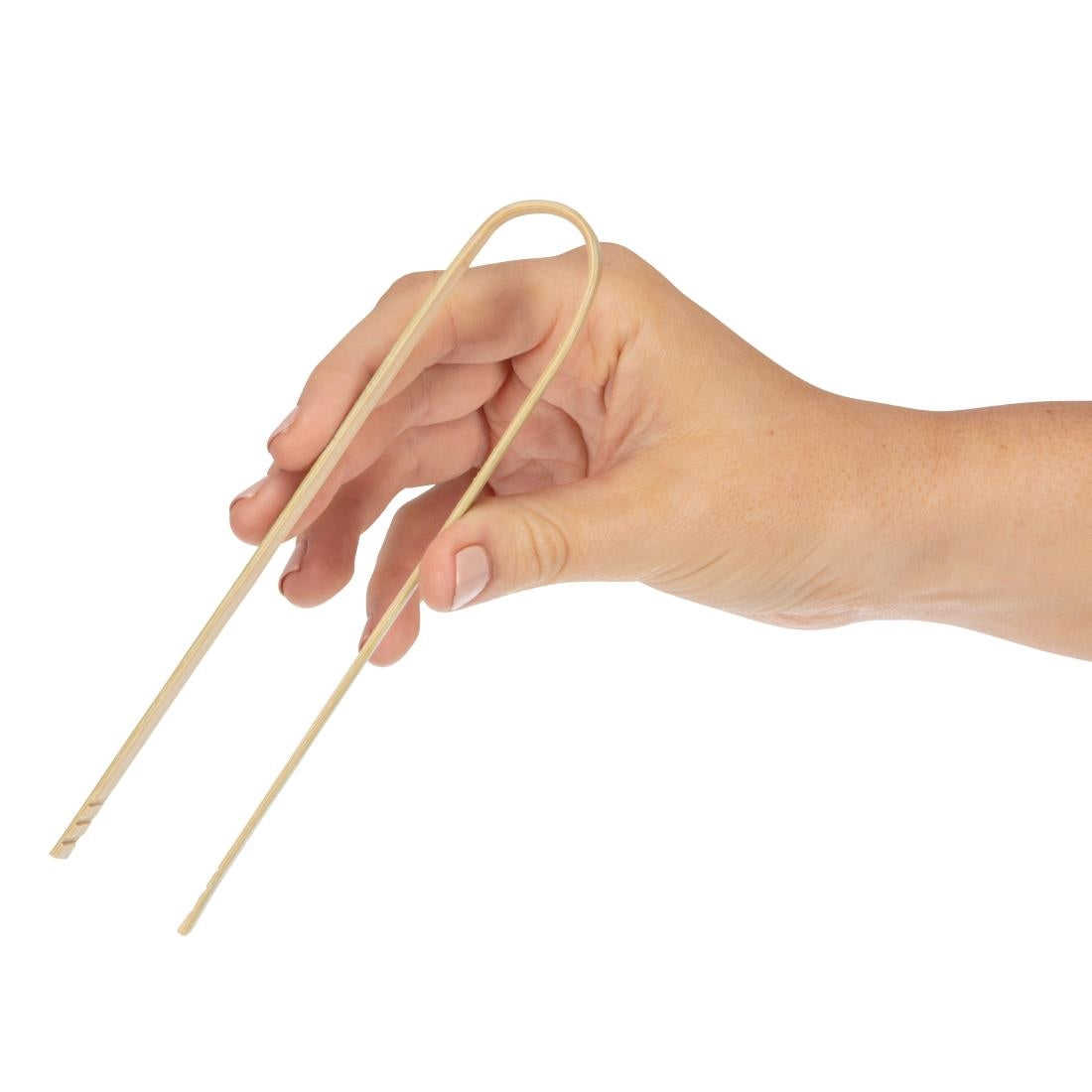 Fiesta Compostable Mini Bamboo Tongs (Pack of 50) - DK391