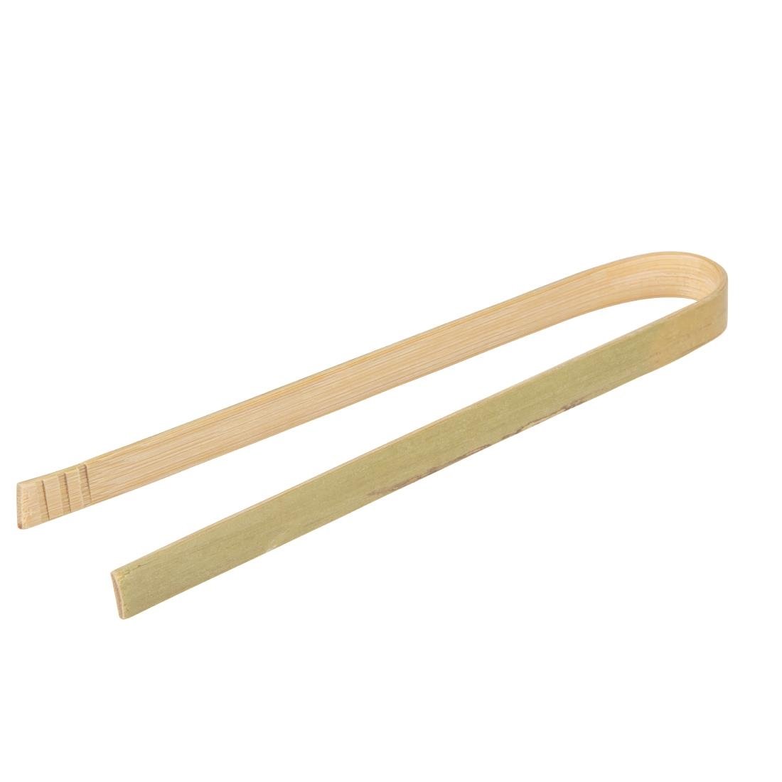 Fiesta Compostable Mini Bamboo Tongs (Pack of 50) - DK391