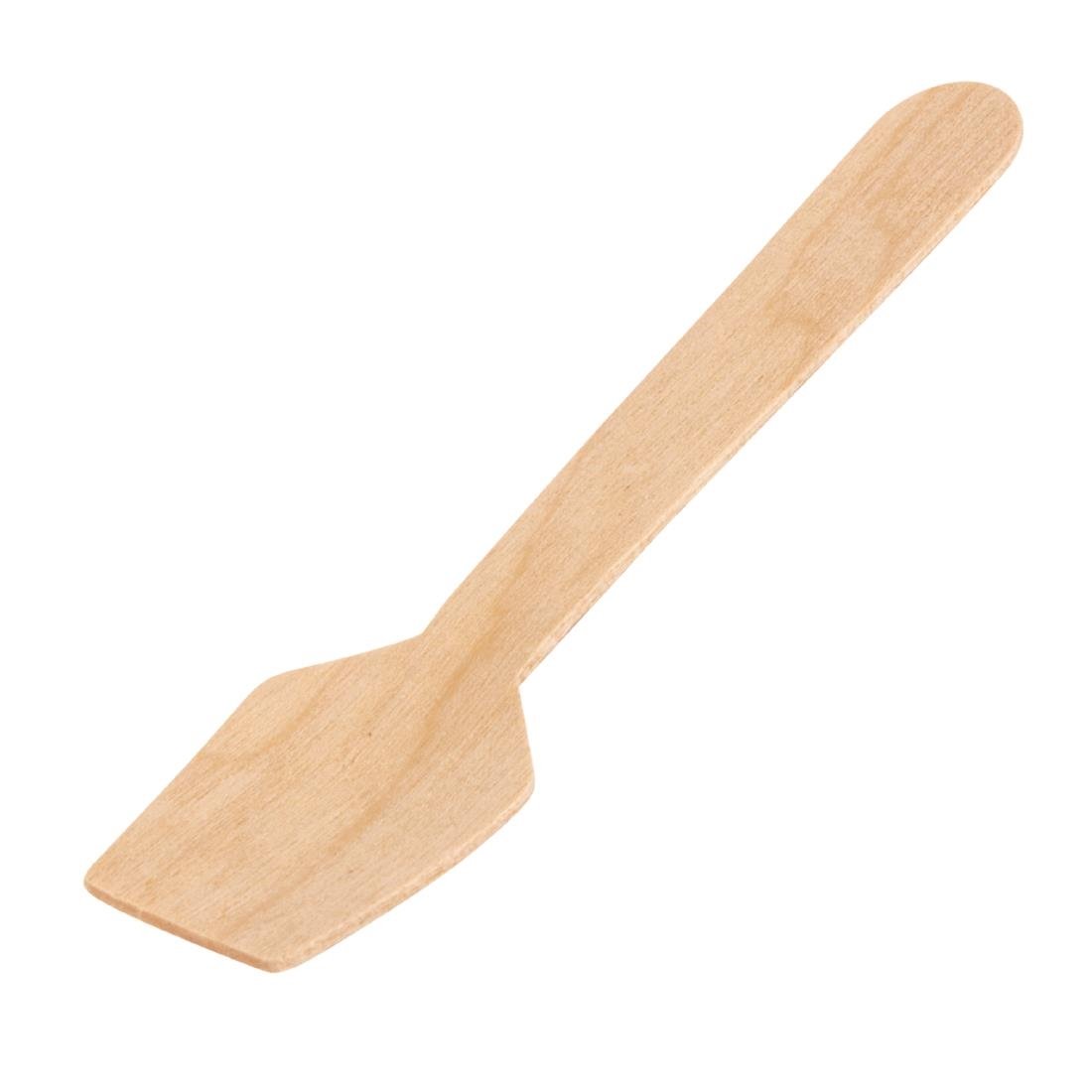 Fiesta Compostable Wooden Ice Cream Spoons (Pack of 100) - DK399