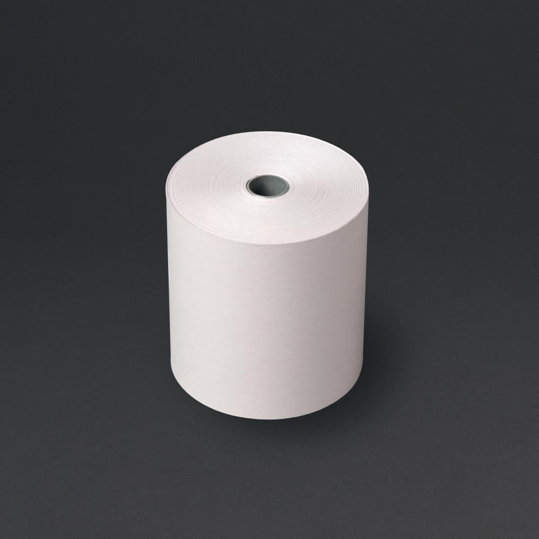 Olympia Non-Thermal 2ply White and Pink Till Roll 76x71mm (Pack of 20) - DK595