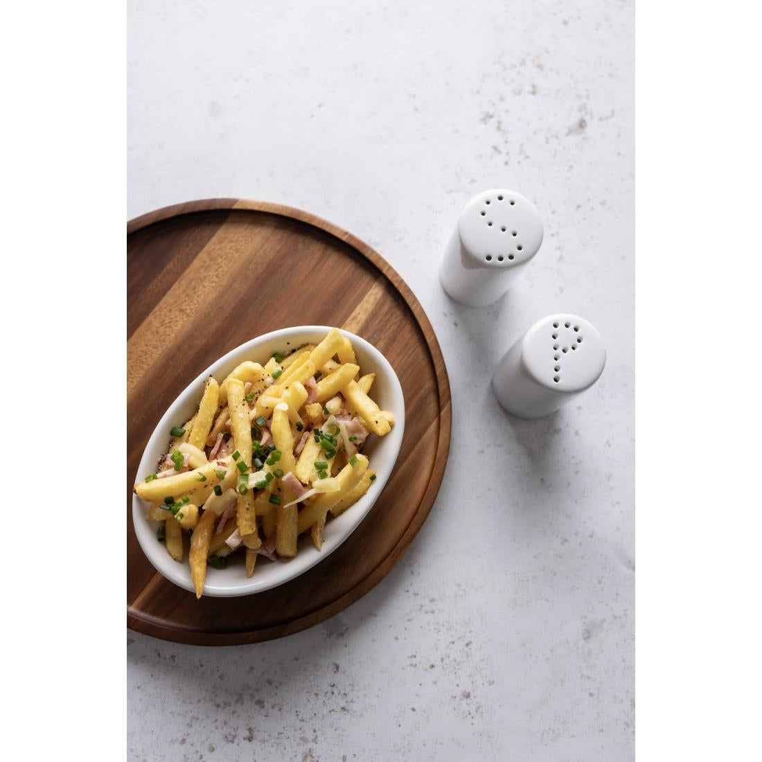 Olympia Whiteware Pepper Shakers 80mm (12 Pack) - CB703
