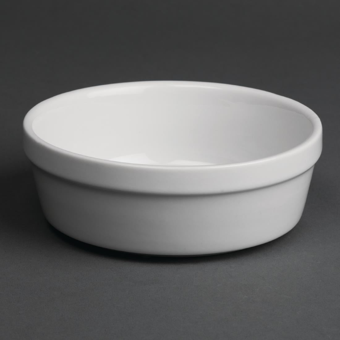 Olympia Whiteware Round Pie Dishes 119mm (Pack of 6) - DK808