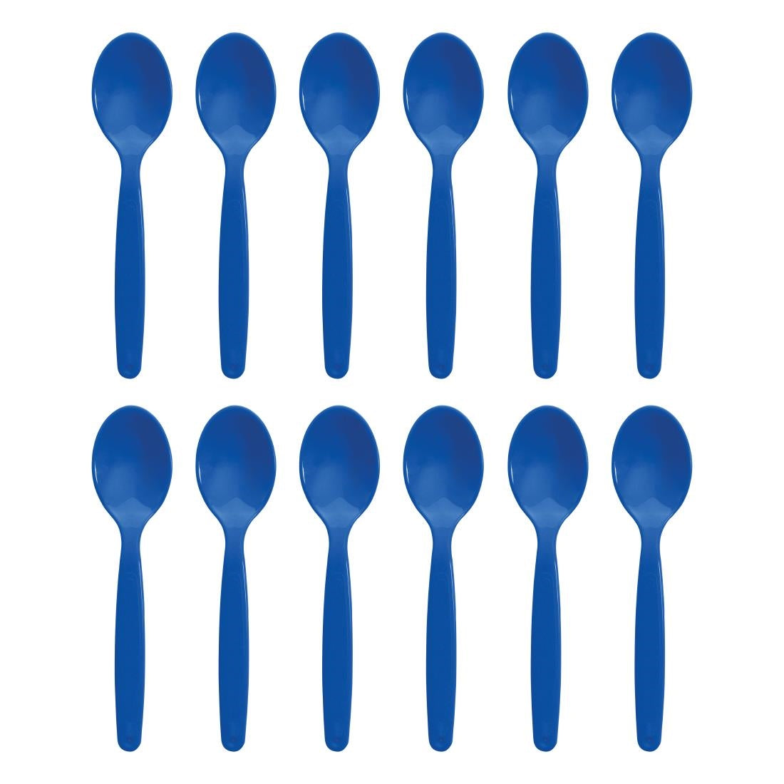 Olympia Kristallon Polycarbonate Spoons Blue (12 Pack) - DL125