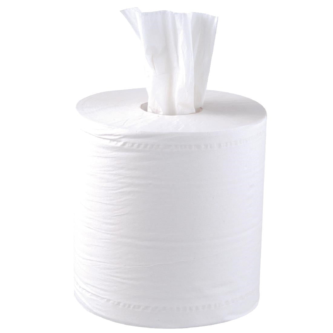 Jantex Centrefeed White Roll Paper Towels (Pack of 6) - DL920