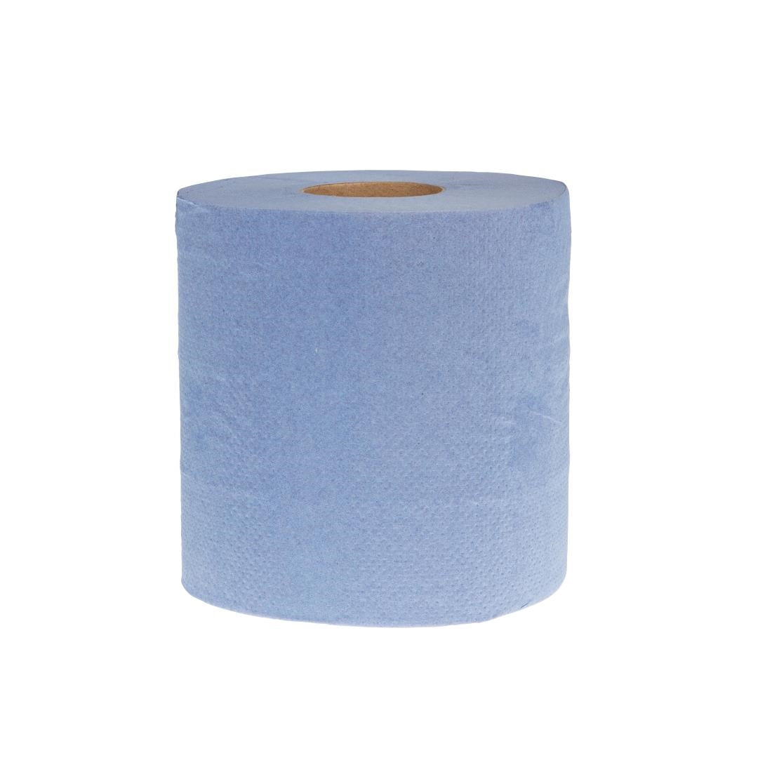 Jantex Centrefeed Blue Roll Paper Towels (Pack of 6) - DL921