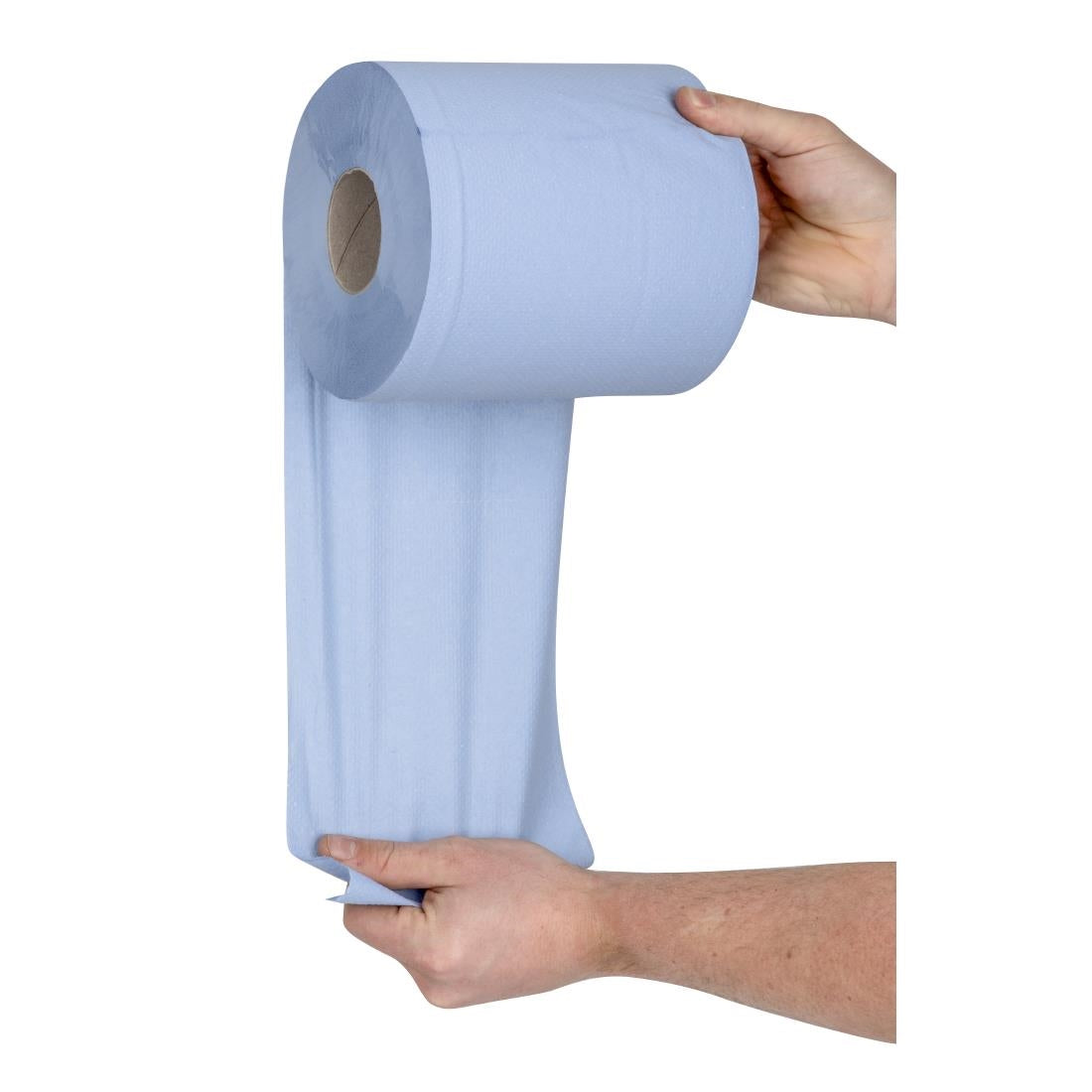Jantex Centrefeed Blue Roll Paper Towels (Pack of 6) - DL921