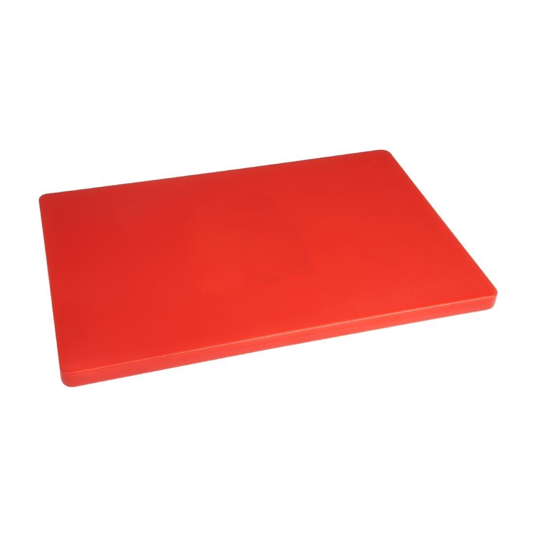 Hygiplas Extra Thick Low Density Chopping Board Red - 450x300x20mm - DM004