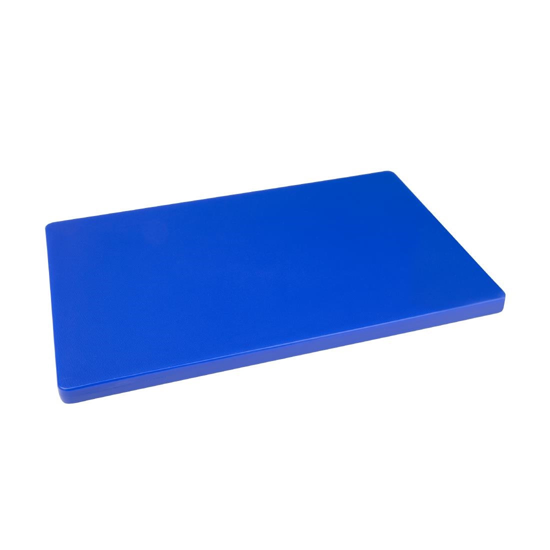 Hygiplas Extra Thick Low Density Chopping Board Blue - 450x300x20mm - DM005