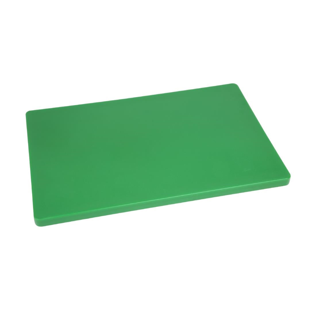 Hygiplas Extra Thick Low Density Chopping Board Green - 450x300x20mm - DM006