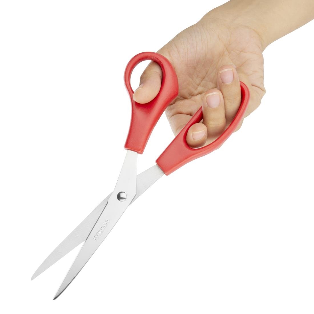 Hygiplas Colour Coded Red Scissors - DM036