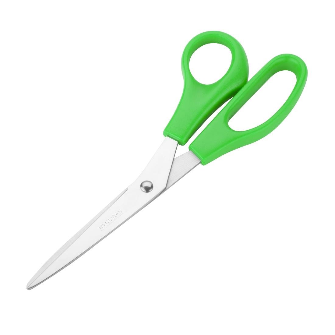 Hygiplas Colour Coded Green Scissors - DM039