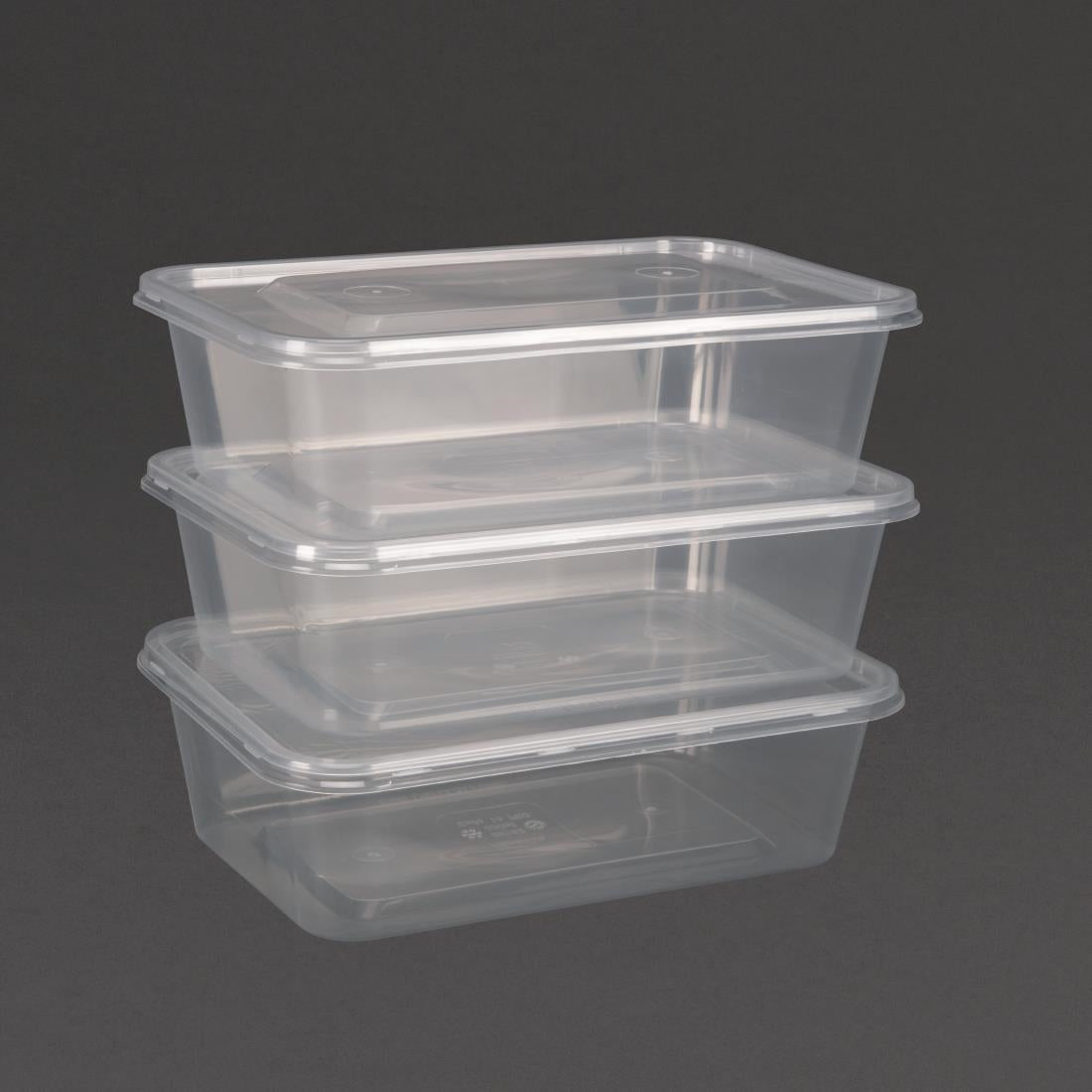Fiesta Recyclable Medium Plastic Microwave Containers - DM182