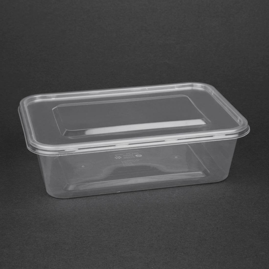 Fiesta Recyclable Medium Plastic Microwave Containers - DM182
