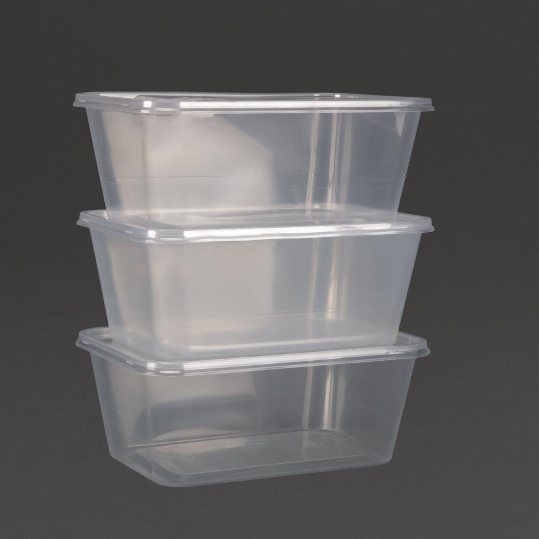 Fiesta Recyclable Large Plastic Microwave Containers - DM183