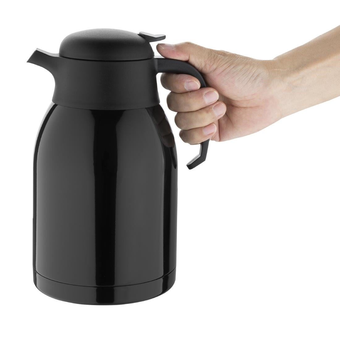 Olympia Vacuum Jug Black 2Ltr - DM184