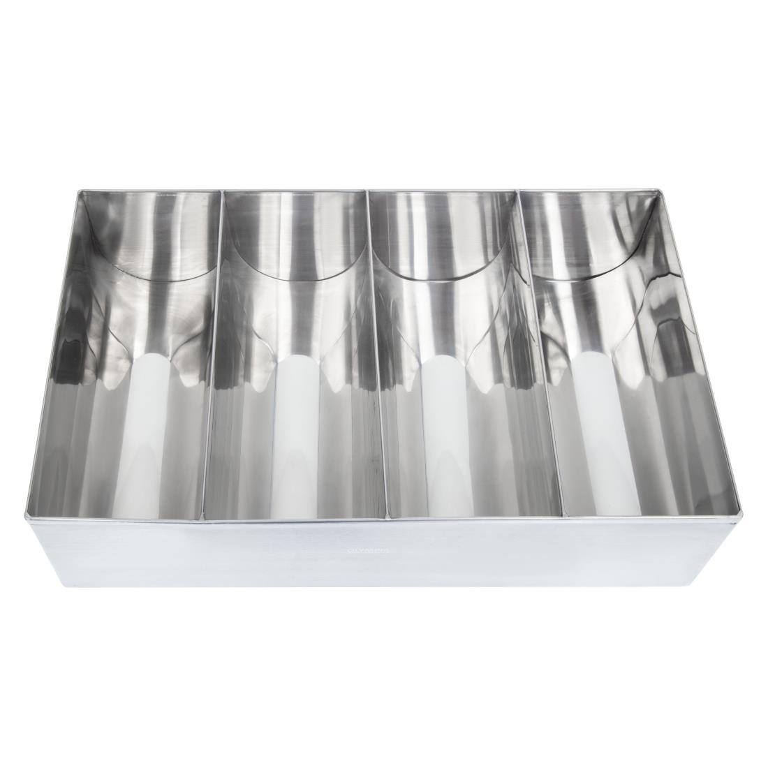 Olympia Cutlery Holder Stainless Steel - DM274
