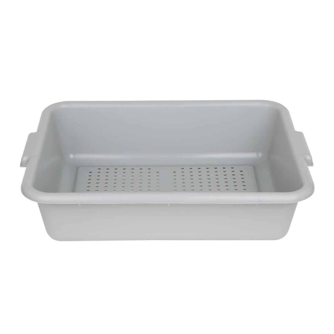 Vogue Plastic Perforated Storage Box Grey - DN583