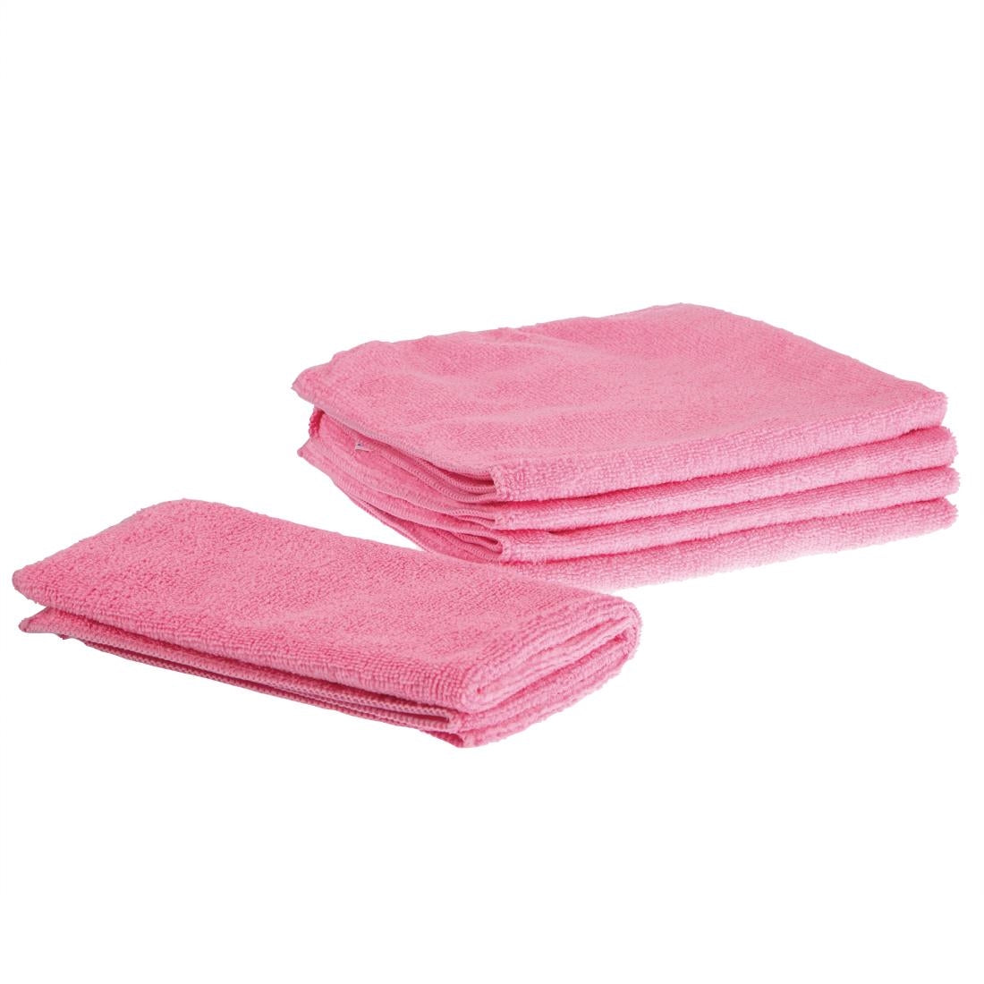 Jantex Microfibre Cloths Pink - DN840