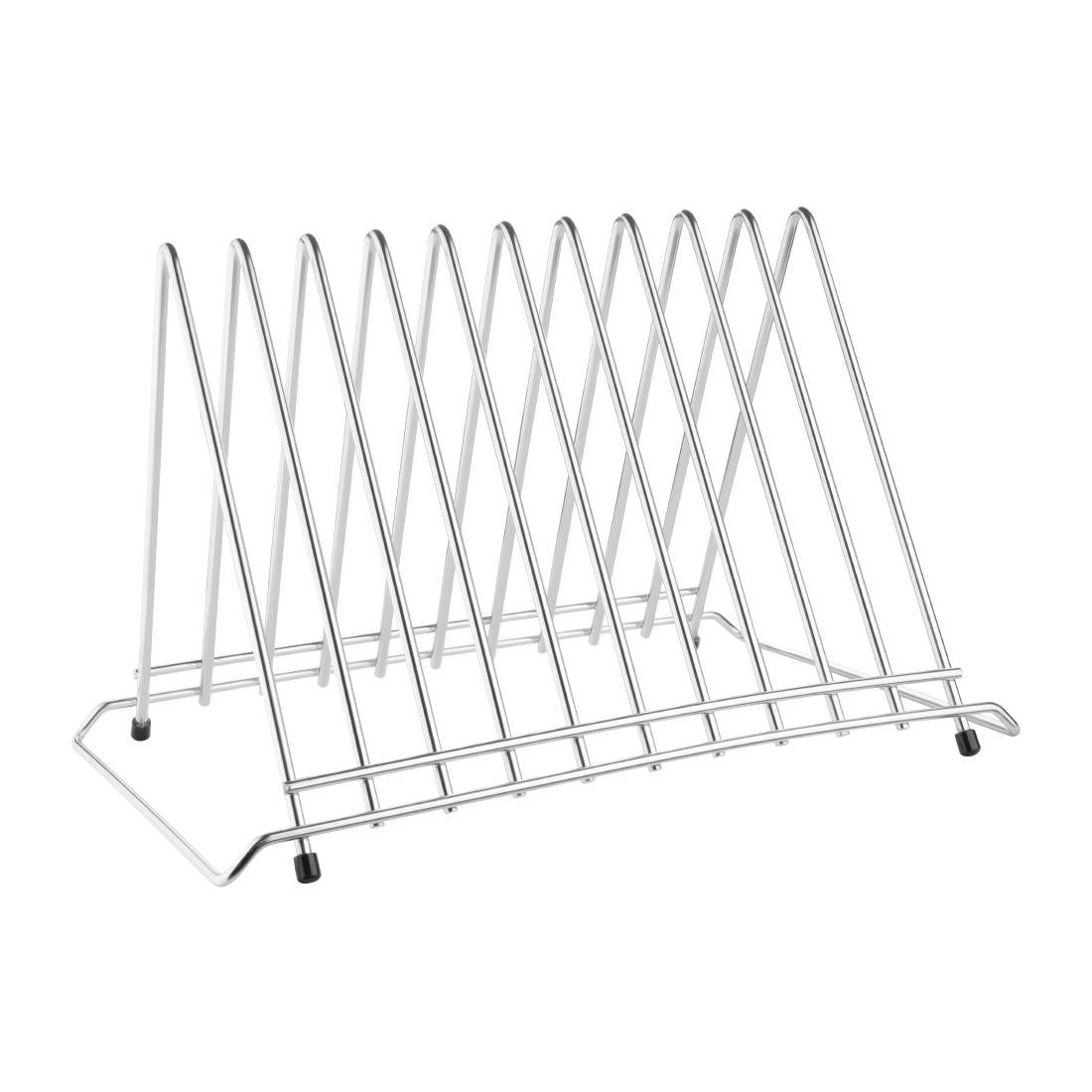 Hygiplas Heavy Duty Chopping Board Rack Stainless Steel 10 slots - DP037