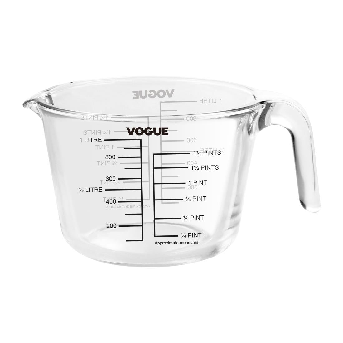 Vogue Glass Measuring Jug - 1000ml - DP117