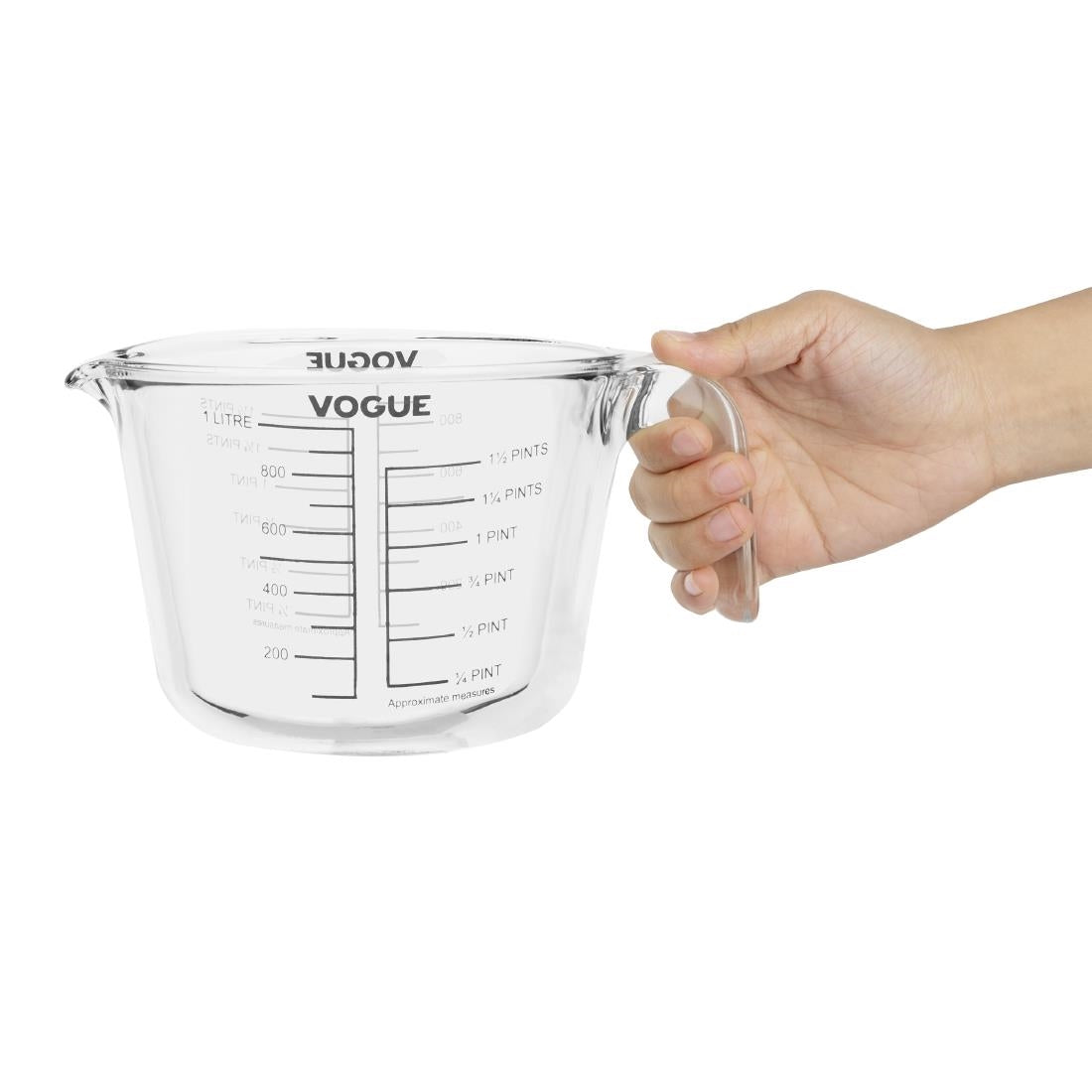Vogue Glass Measuring Jug - 1000ml - DP117