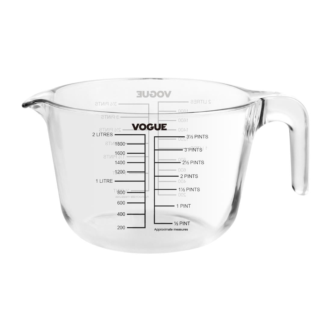 Vogue Glass Measuring Jug - 2000ml - DP118