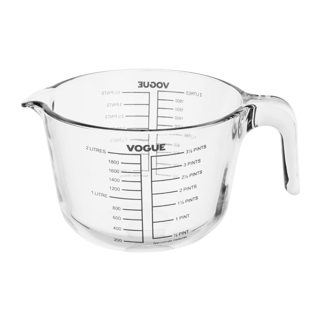 Vogue Glass Measuring Jug - 2000ml - DP118