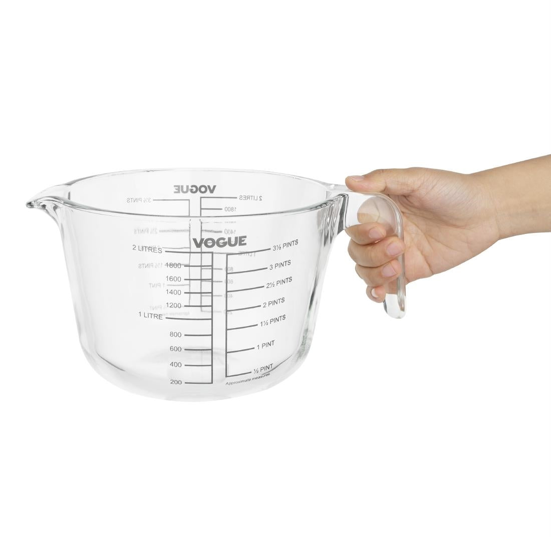 Vogue Glass Measuring Jug - 2000ml - DP118