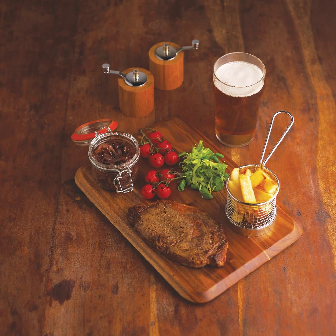Olympia Rounded Acacia Presentation Board - DP156