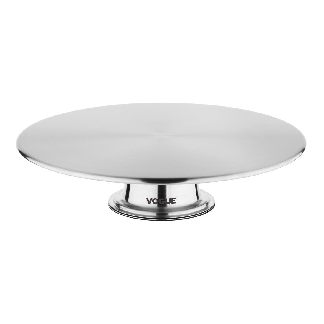 Vogue St/St Rotating Cake Stand 30cm - DP238