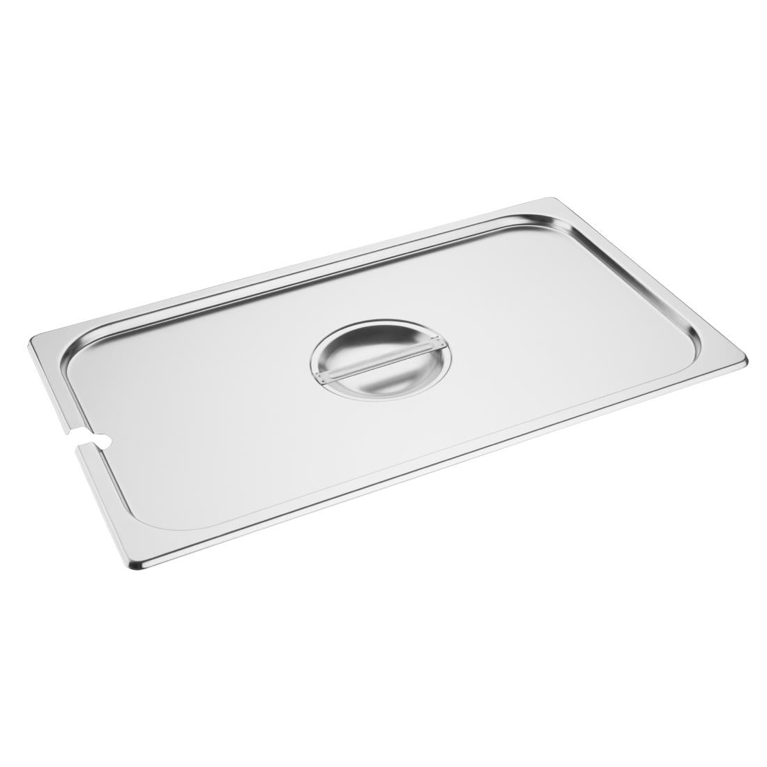 Vogue St/St GN Notched Lid - 1/1 - DP250