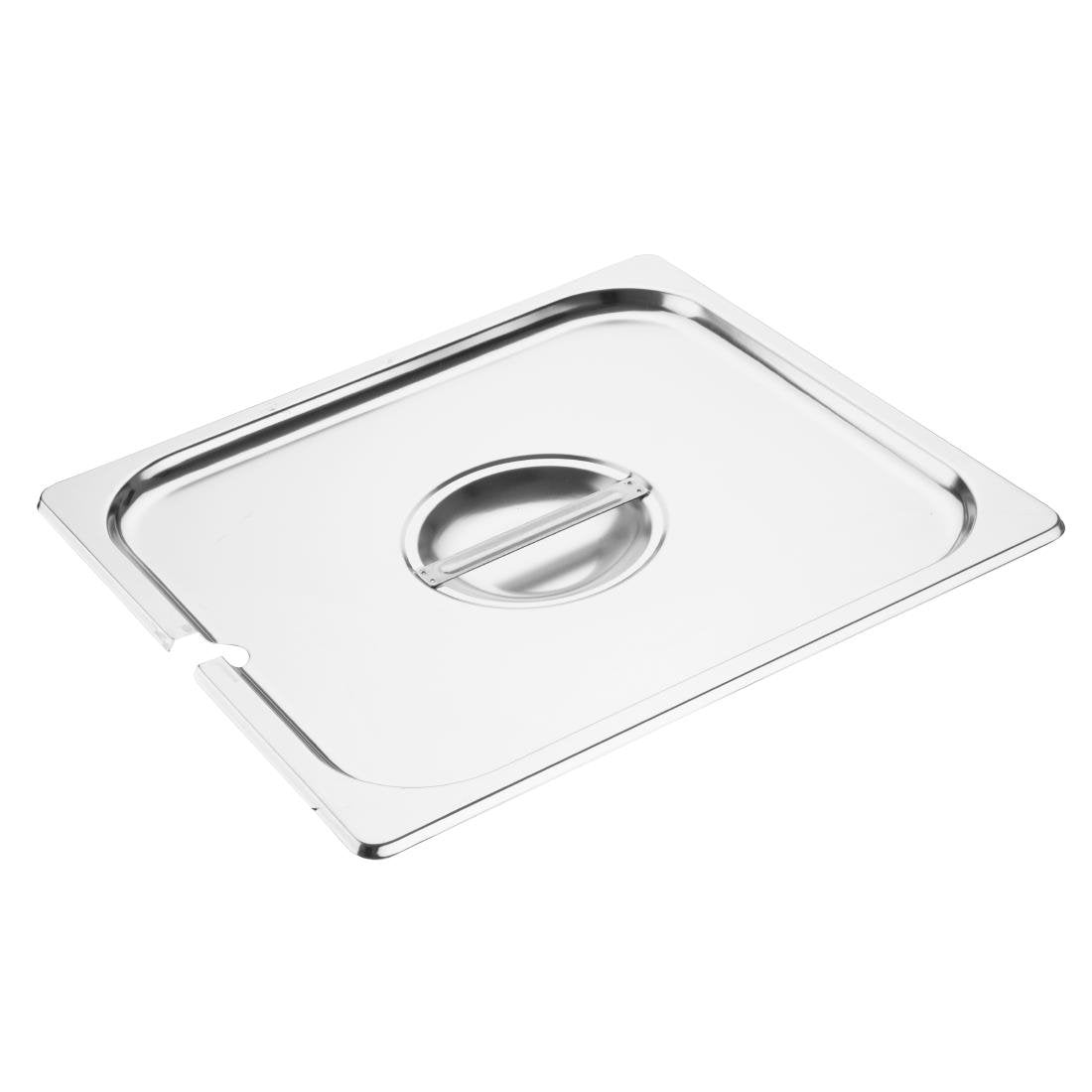 Vogue St/St GN Notched Lid - 2/3 - DP252