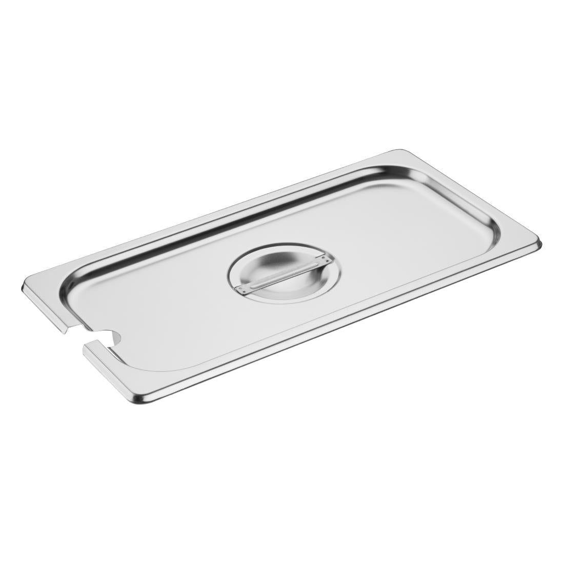 Vogue St/St GN Notched Lid - 1/3 - DP253