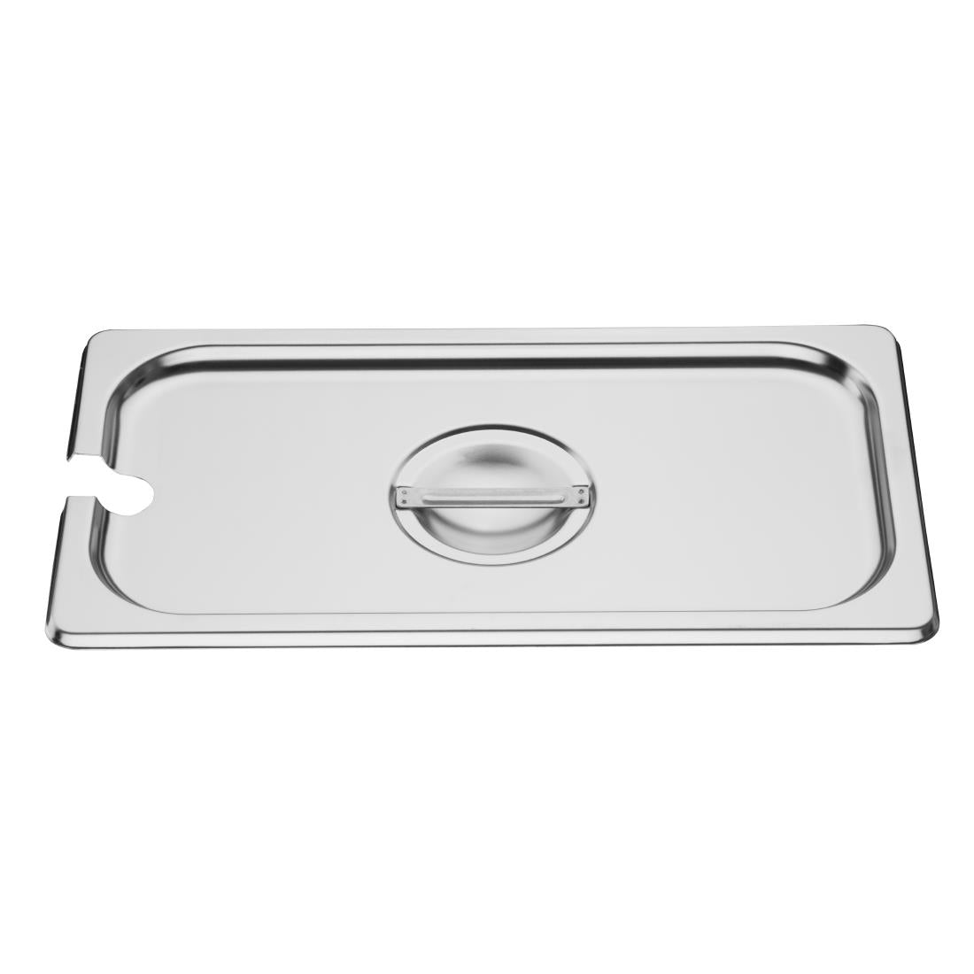 Vogue St/St GN Notched Lid - 1/3 - DP253
