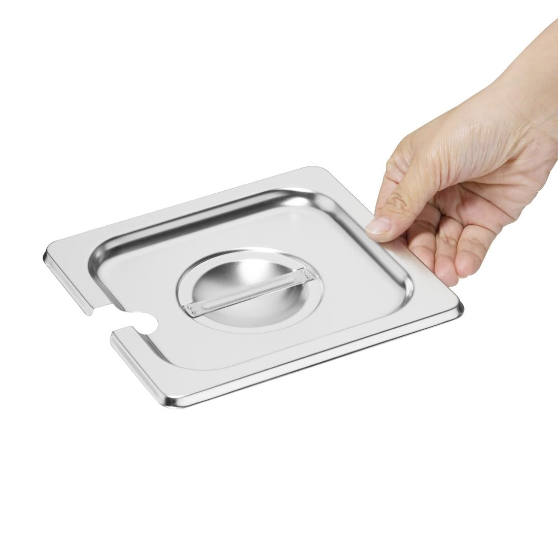 Vogue Notched Lid St/St - GN 1/6 - DP255