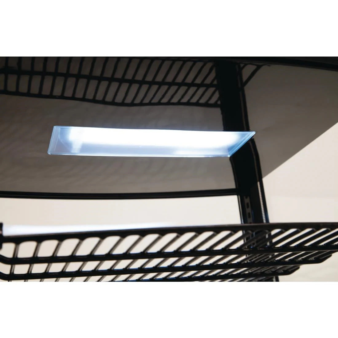 Polar C-Series Energy Efficient Curved Door Display Fridge Black - 86Ltr - CX574-A