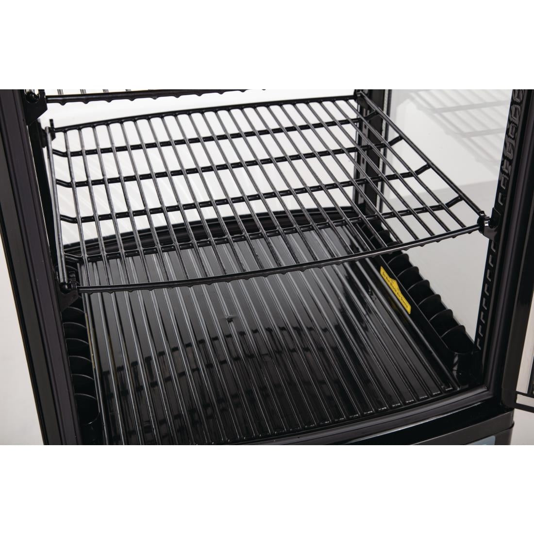 Polar C-Series Energy Efficient Curved Door Display Fridge Black - 86Ltr - CX574-A