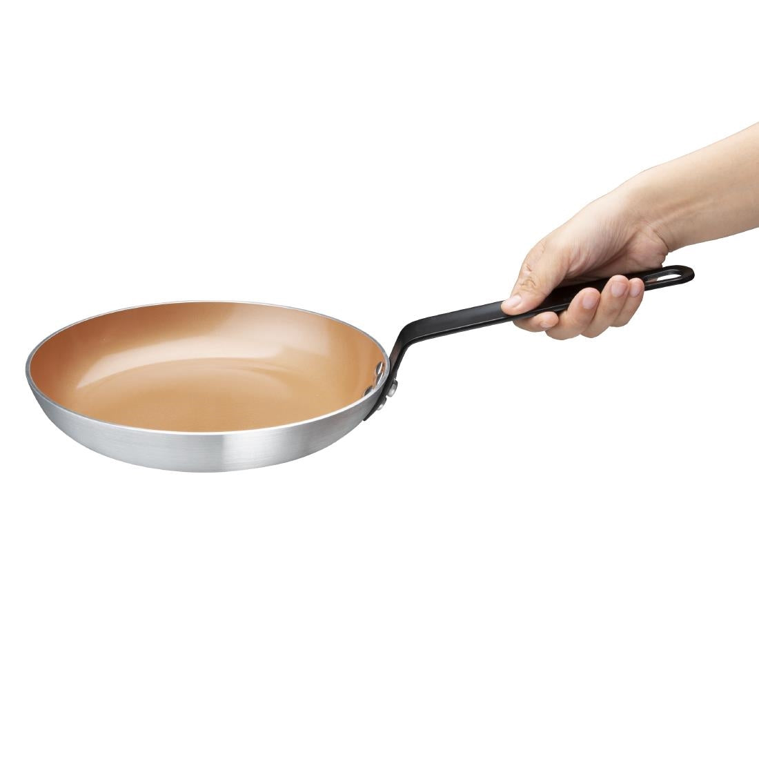 Vogue Aluminium Non-Stick Ceramic Coated Frying Pan 24cm - DP484