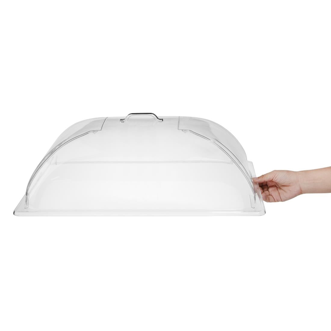 Olympia Kristallon Polycarbonate 1/1 GN Domed Cover 535x330x175mm - DP790