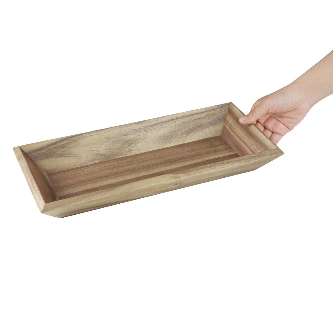 Olympia Acacia Rectangular Tray 380x180mm - DP884
