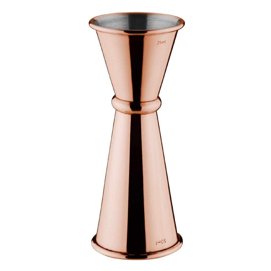 Olympia Banded Copper Jigger 25/50ml - DR606