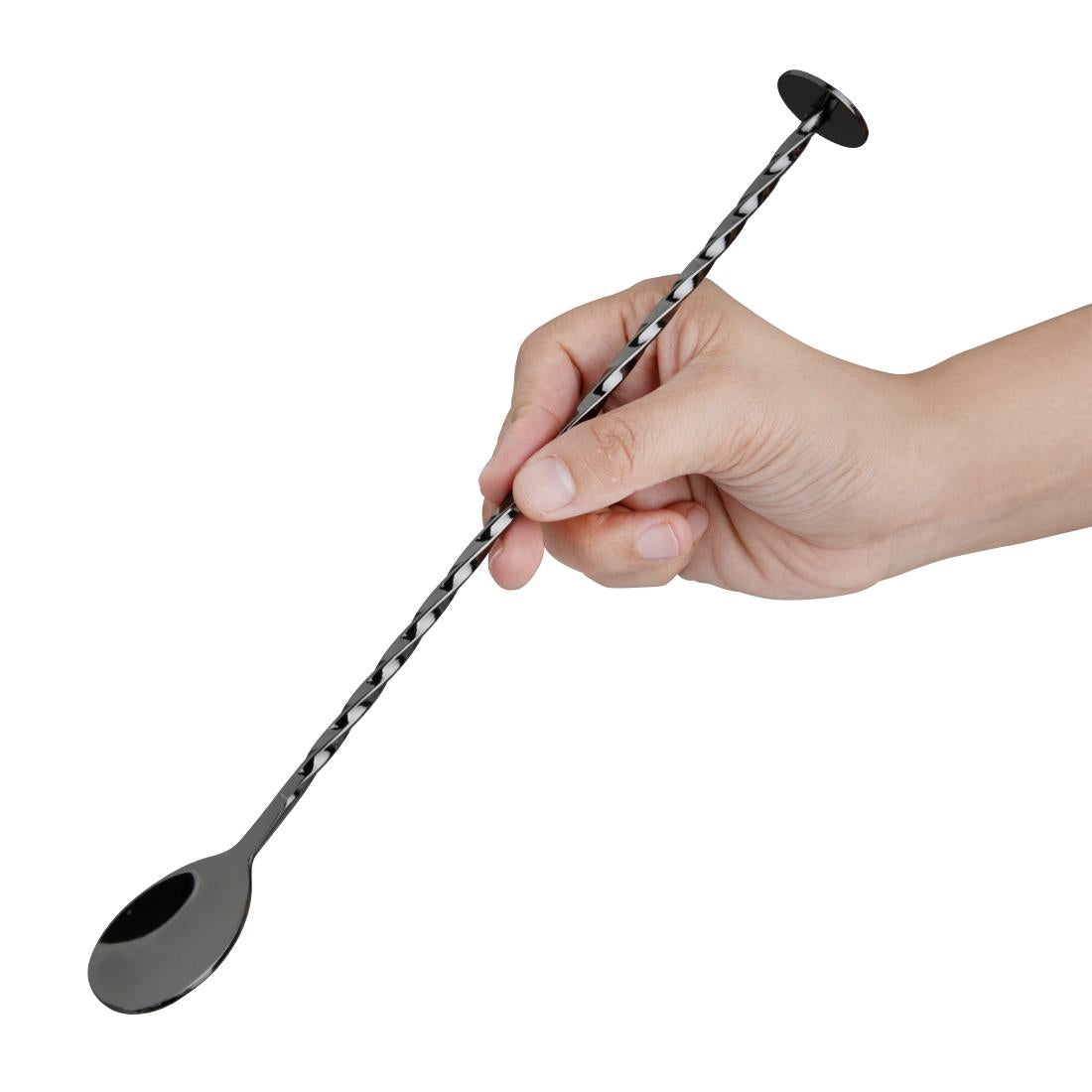 Olympia Cocktail Mixing Spoon Gunmetal - DR635