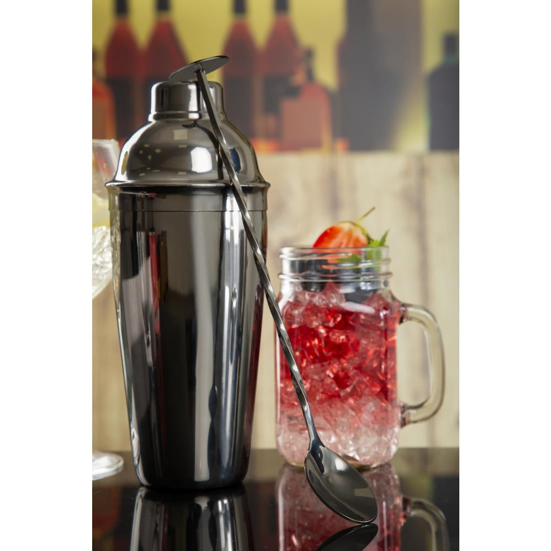 Olympia Cocktail Mixing Spoon Gunmetal - DR635